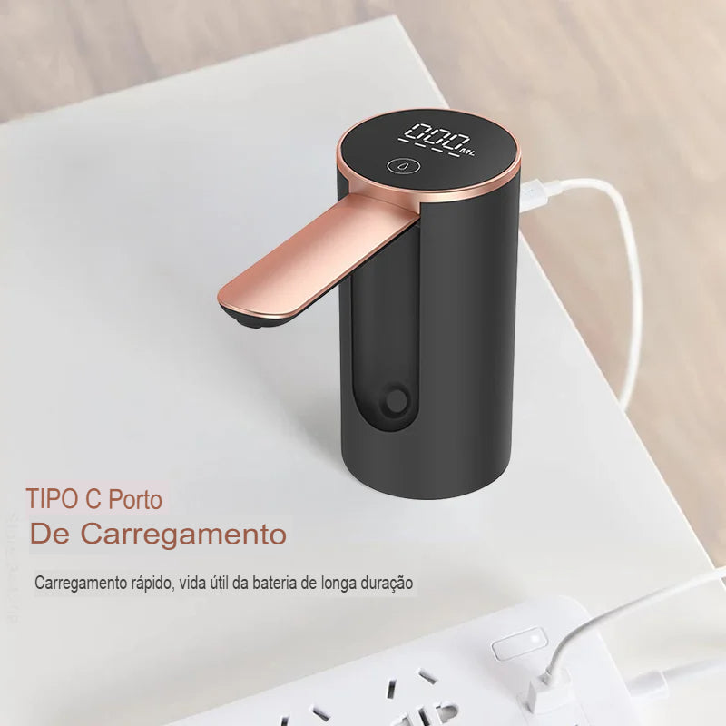 Bomba de garrafa de água inteligente automática elétrica galão de água recarregável 19 litros dobrável Desktop garrafa de água doméstica